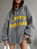 Lazy style loose hooded sweatshirt_CWOHOL00780