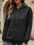 Textured Hooded Long Sleeve Sweatshirt_CWOHOL00811