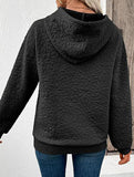 Textured Hooded Long Sleeve Sweatshirt_CWOHOL00811