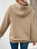 Textured Hooded Long Sleeve Sweatshirt_CWOHOL00811