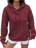 Textured Hooded Long Sleeve Sweatshirt_CWOHOL00811
