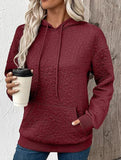 Textured Hooded Long Sleeve Sweatshirt_CWOHOL00811