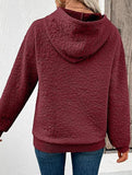 Textured Hooded Long Sleeve Sweatshirt_CWOHOL00811