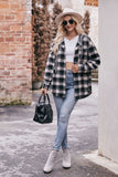 Women Flannel Plaid Hoodie Shacket_Cwohol0162