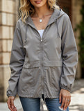 Outdoor hiking raincoat jacket