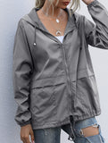 Outdoor hiking raincoat jacket