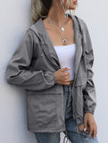Outdoor hiking raincoat jacket