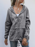 Outdoor hiking raincoat jacket