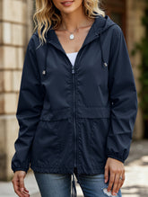 Outdoor hiking raincoat jacket