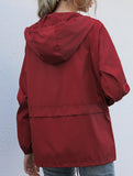 Outdoor hiking raincoat jacket