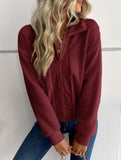 Hot selling solid color long sleeve lapel jacket