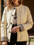 Fashionable casual quilted cotton jacket