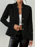 Casual button-down blazer