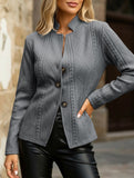 Casual button-down blazer