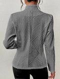 Casual button-down blazer