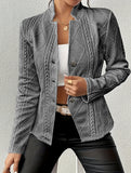 Casual button-down blazer
