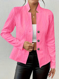 Casual button-down blazer