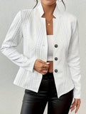 Casual button-down blazer