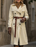 Double-breasted trench coat