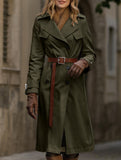 Double-breasted trench coat