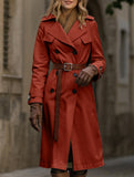 Double-breasted trench coat
