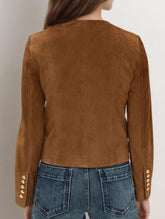 Fashionable single-breasted short coat