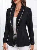 Retro high-end luxury suit jacket