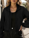 women's loose baseball jacket