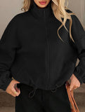 women's loose baseball jacket