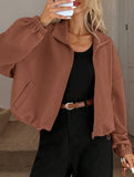 women's loose baseball jacket