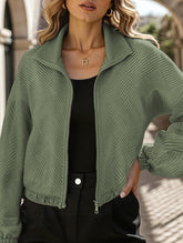 women's loose baseball jacket