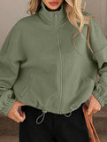 women's loose baseball jacket