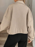 women's loose baseball jacket