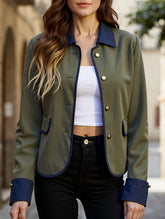 Retro patchwork Chanel-style jacket