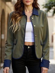 Retro patchwork Chanel-style jacket