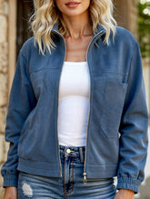 retro corduroy hooded jacket