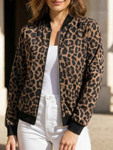 Stylish solid color patchwork lightweight jacket