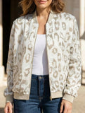 Stylish solid color patchwork lightweight jacket