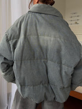 Retro-style warm stand-up collar thick cotton coat