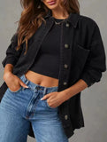 Women's button-down fashion casual denim jacket_CWOJA01695