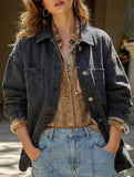 Women's button-down fashion casual denim jacket_CWOJA01695