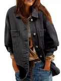 Women's button-down fashion casual denim jacket_CWOJA01695