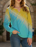 Fashionable V-neck women's T-shirt top