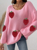 Loose Off-the-shoulder Sweater with Bell Sleeves