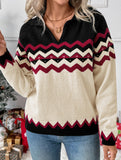 Christmas atmosphere pullover sweater