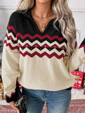 Christmas atmosphere pullover sweater