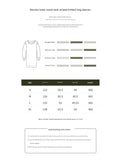 Relaxed Loose Classic Striped Crew Neck Sweater