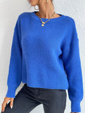 Warm loose long-sleeved sweater
