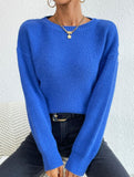 Warm loose long-sleeved sweater
