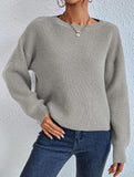Warm loose long-sleeved sweater